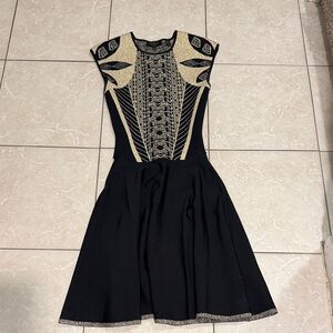 Ted Baker Black and Gold Women's Dress